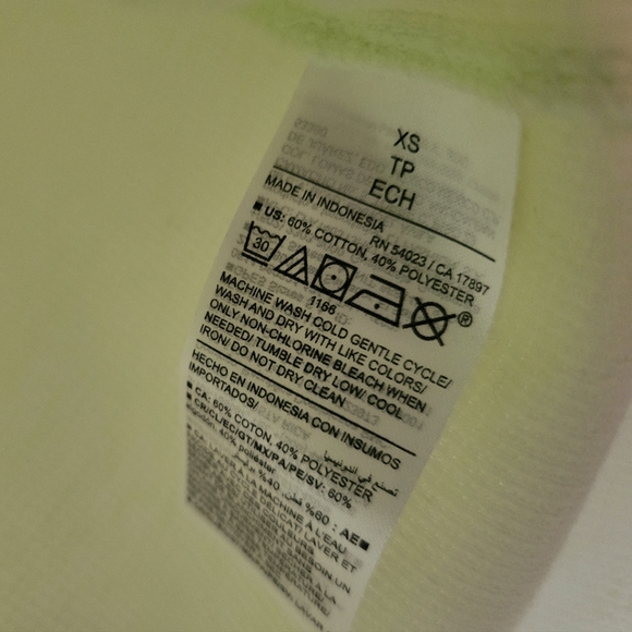 Old Navy Yellow Henley Tee NWT XS - Picture 6 of 6